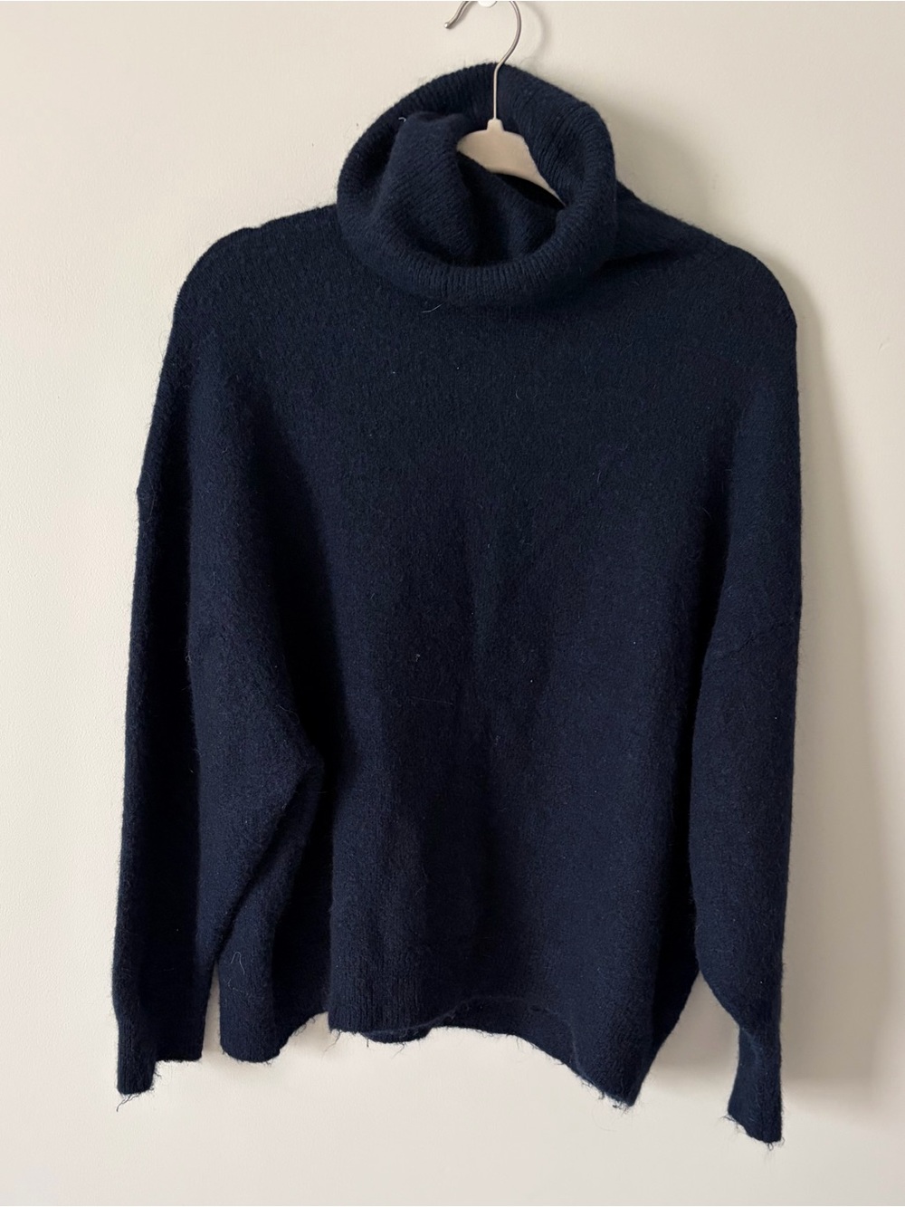Zara Navy Turtleneck Sweater - Women's